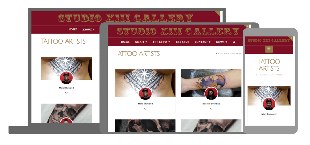 Studio XIII Gallery - <a href="http://studioxiii.tattoo">studioxiii.tattoo</a> Studio XIII Gallery